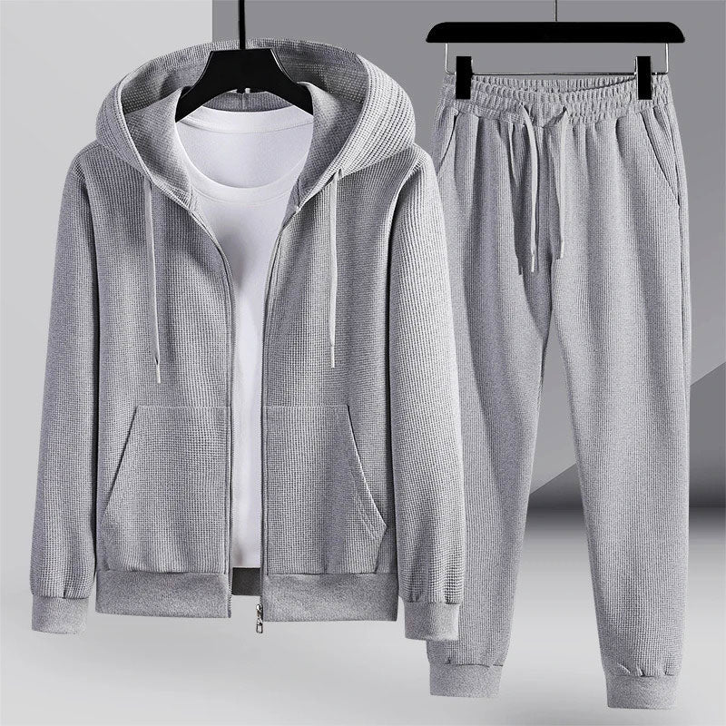 Waffelstrick-Loungewear-Set