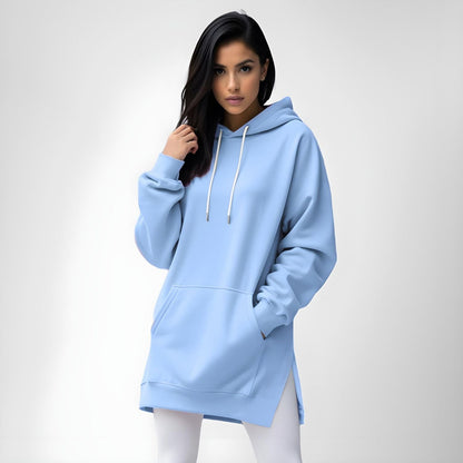 Übergroßes Hoodie-Kleid