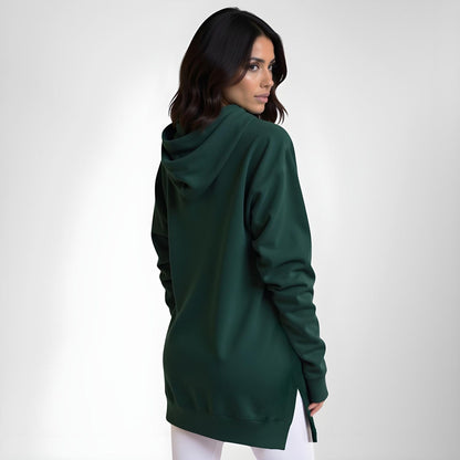 Übergroßes Hoodie-Kleid