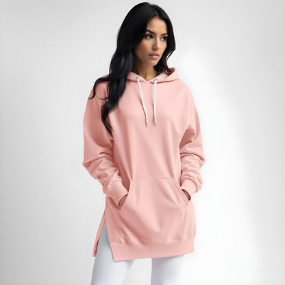 Übergroßes Hoodie-Kleid