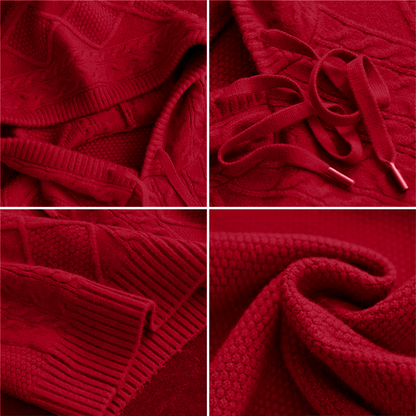 FABIOLA™ | KAPUZENPULLOVER AUS JACQUARD